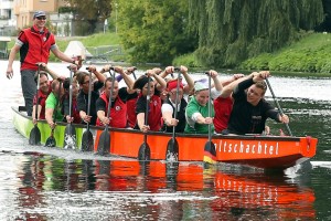 Drachenbootfestival in Friedrichstadt