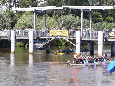schnell und wendig sind die Drachenboote