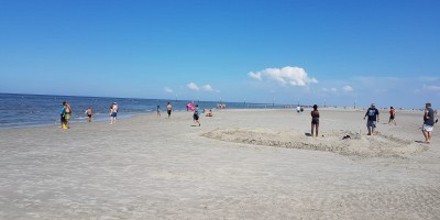 Sandburgen baut jeder gerne in Deutschlands größter Sandkiste