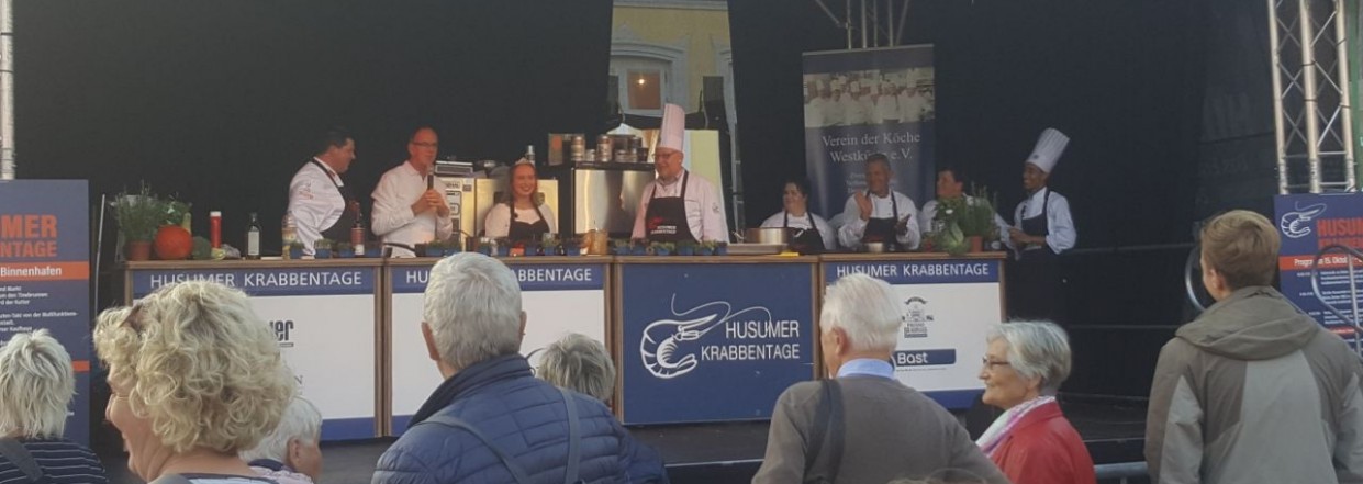 Show-Kochen auf der Bühne
