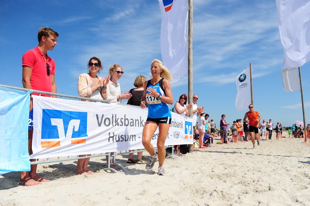 Gegen den Wind Triathlon an der Nordsee vor SPO